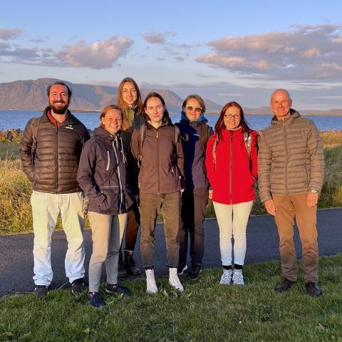Group photo of the Micro Plastic team